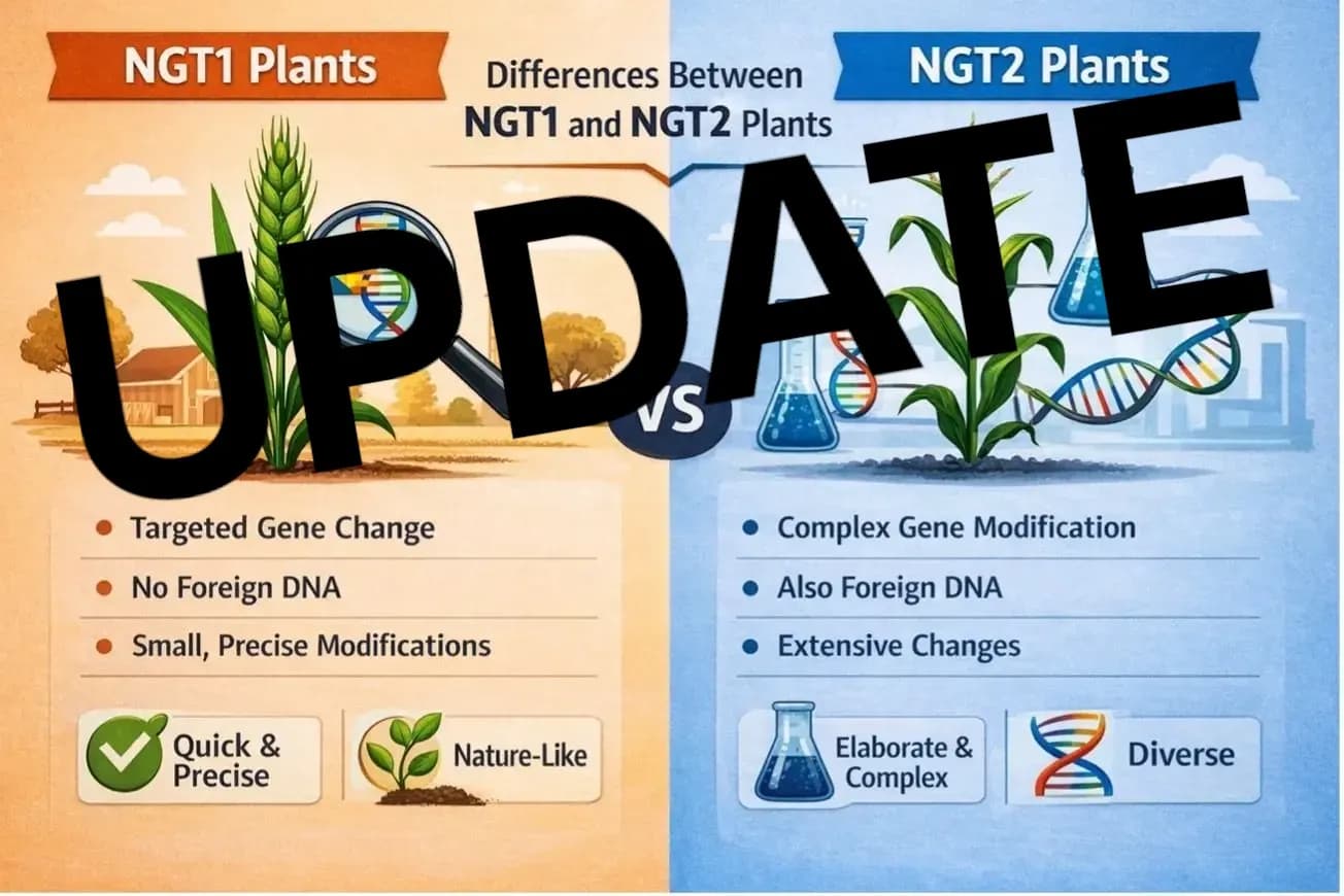 Plants made with NGT (new genomic technologies)
EU-UPDATE: June 17th, 2026 – ADOPTED